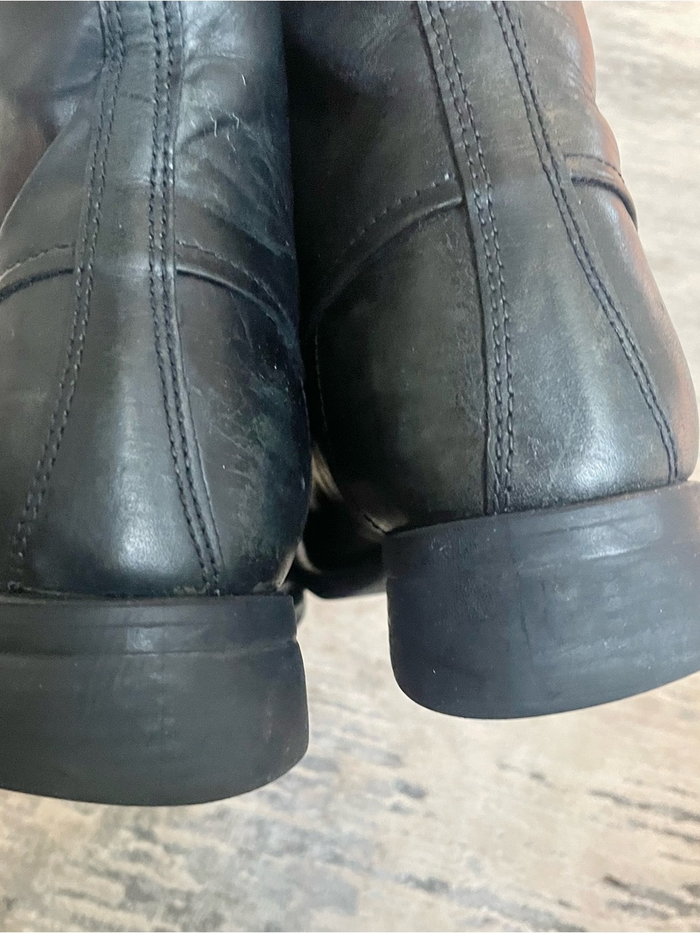 BASS Women’s Black Leather Ankle Boots Size 9 M 3L68 MADE IN ITALY- EUC - Picture 13 of 13